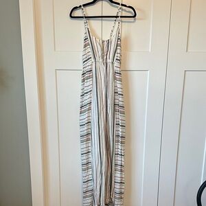 Liverpool Multicolor Striped Maxi Dress